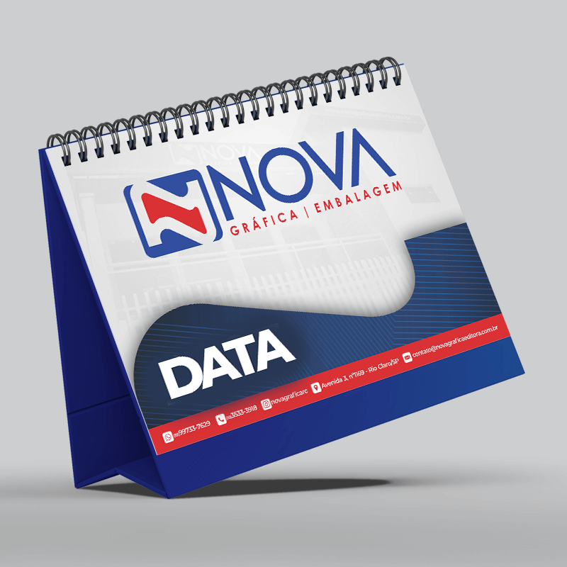 calendário personalizado impresso