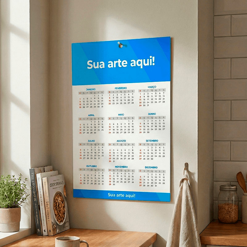 calendário personalizado impresso
