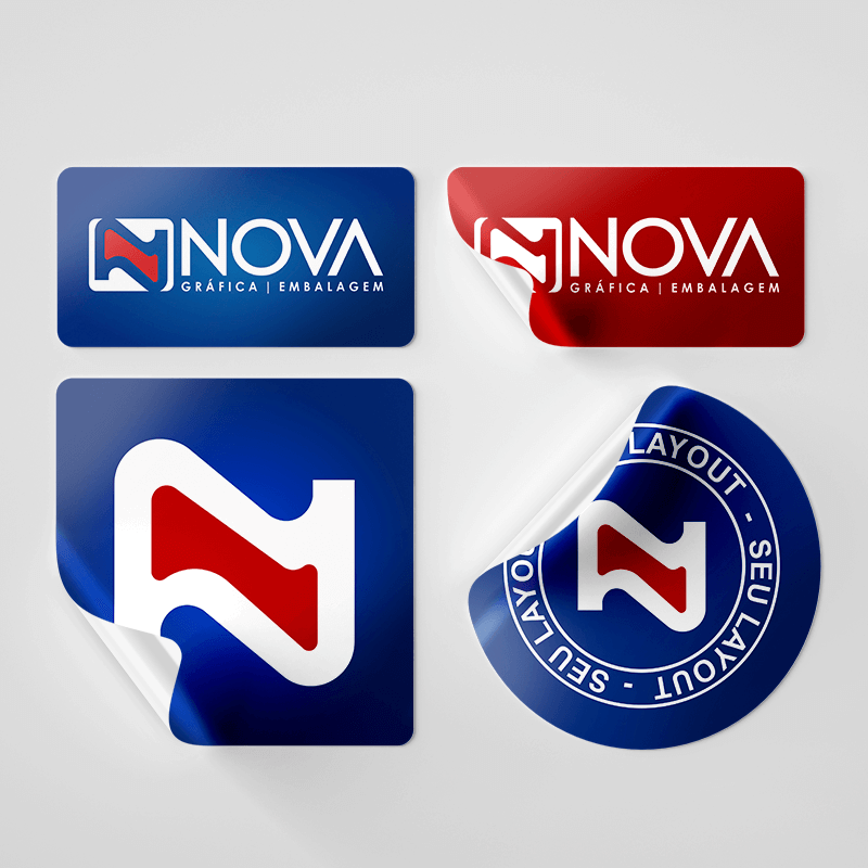 Impressão de Adesivos personalizados