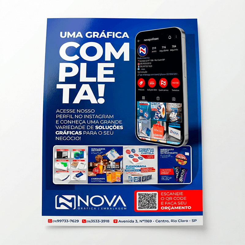 Impressão de cartaz personalizado