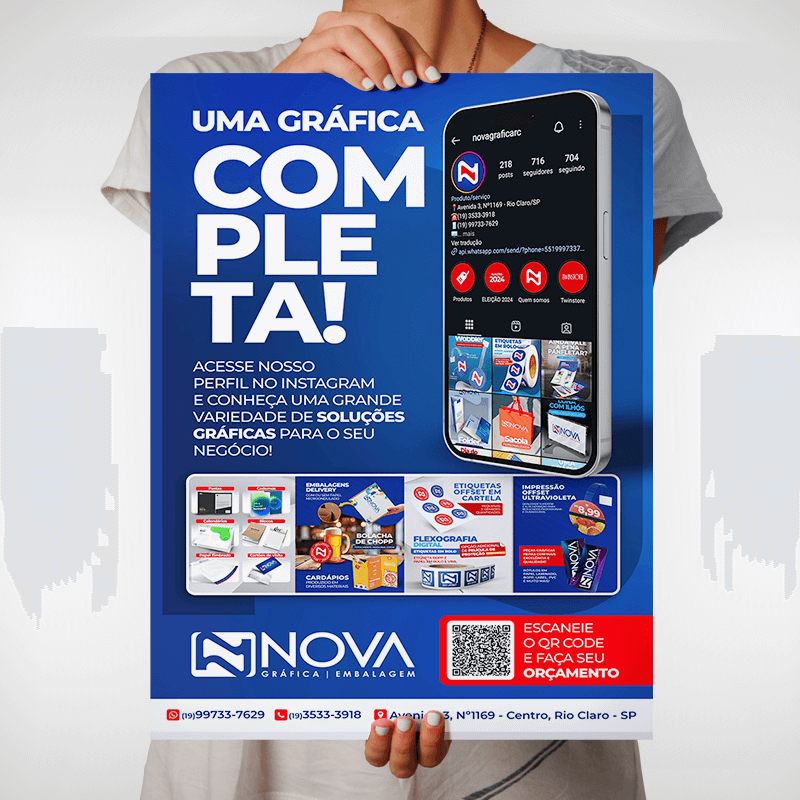 Impressão de cartaz personalizado