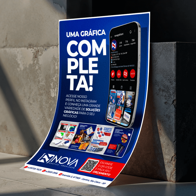 Impressão de cartaz personalizado